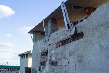 roof with soft roof in need of repair