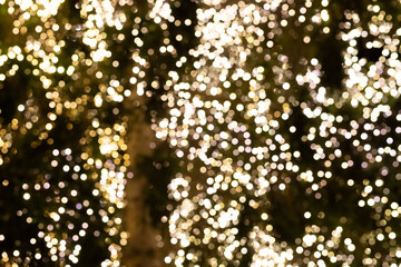 background of bokeh Christmas lights