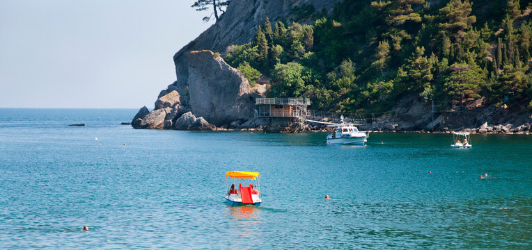 Green Bay In Novy Svet In Crimea