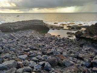 Obraz premium beach and rocks