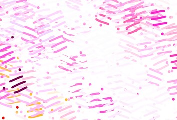 Light Purple, Pink vector pattern with sharp lines.