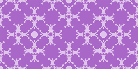Purple background pattern. Vintage style. Seamless wallpaper texture. Ideal for fabrics, covers, posters, wallpapers. Vector background image