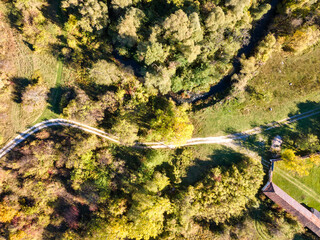Cheparlyansky Monastery at the coast of Nishava River, Bulgaria