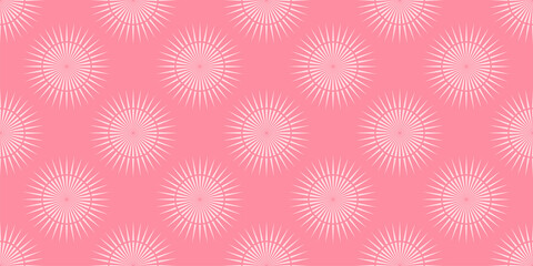 Pink background pattern. Floral ornament. Seamless wallpaper texture. Ideal for fabrics, covers, posters, wallpapers