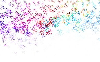 Light Pink, Blue vector template with artificial intelligence structure.