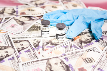 Price of the covid vaccine in dollars is a cause of debt in the economy