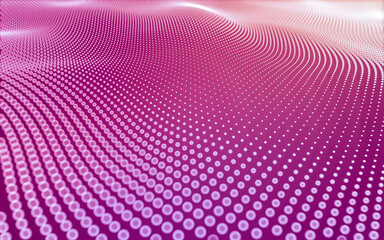 Abstract background. Molecules technology with polygonal shapes, connecting dots and lines. Connection structure. Big data visualization.