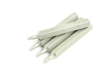 Hex wrench for car mechanics on a white background.