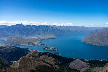 Queenstown Lake from up Above