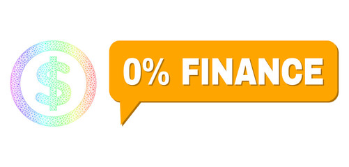 0% Finance and finance vector. Rainbow vibrant net finance, and conversation 0% Finance cloud frame. Chat colored 0% Finance cloud has shadow.