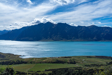 A Mountain by a Lake