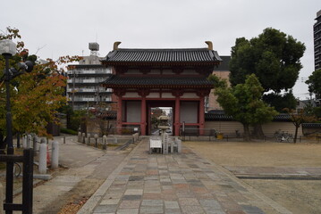Naklejka premium 四天王寺