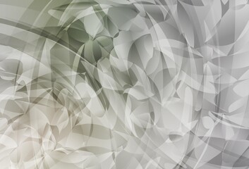 Light Gray vector texture with abstract forms.