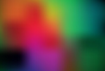 Dark Multicolor vector glossy abstract layout.