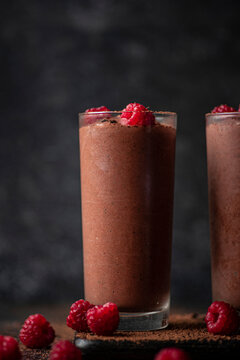 Chocolate Raspberry Smoothie