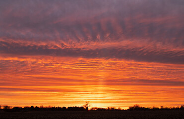 Purple and Orange Sunset