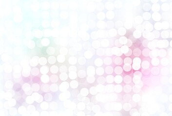 Light Pink, Yellow vector layout with circle shapes.