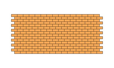 Brick wall illustration vector
