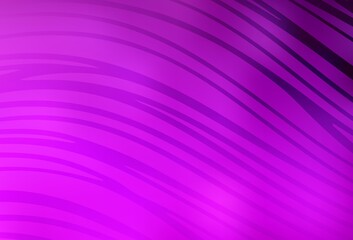 Light Purple vector texture with curved lines.