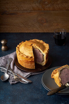 Pork pie with herbs