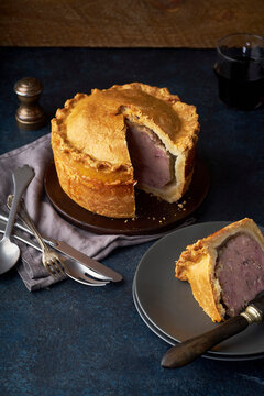 Pork pie with herbs