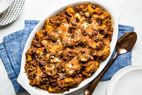 Pumpkin Bread Pudding