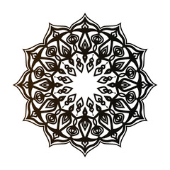 abstract round decorative design. circular decoration. simple mandala for web or print element