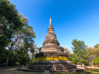 Fototapeta premium Ancient pagoda Wat Umong at Chiang mai