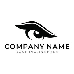 Optician creative symbol concept template. Eye vector logo design idea.