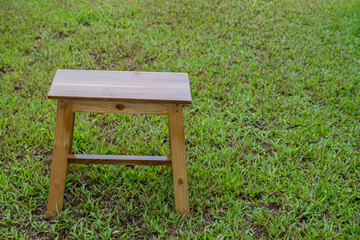 High chair made of wood