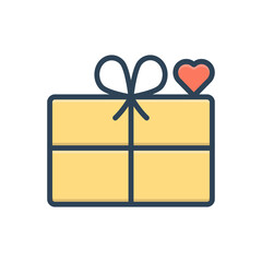 Color illustration icon for upon 