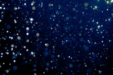 Abstract blue bokeh