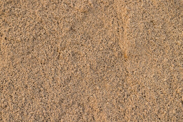 Sand pile for construction