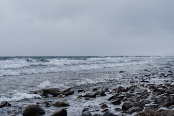 12月の福島県猪苗代湖