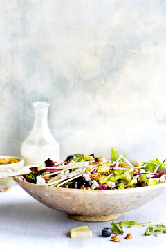 Healthy salad on a table
