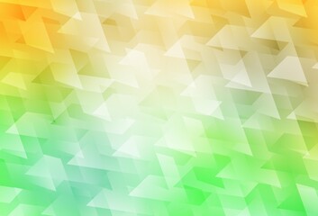 Light Green, Yellow vector texture in rectangular style.