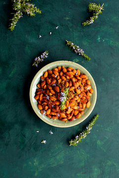 Rosemary Garlic Almonds