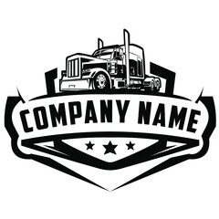 american truck logo on white background © Gunawan