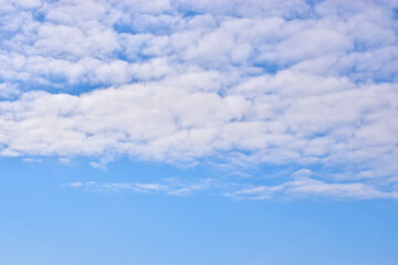 Beautiful blue sky with cloud background