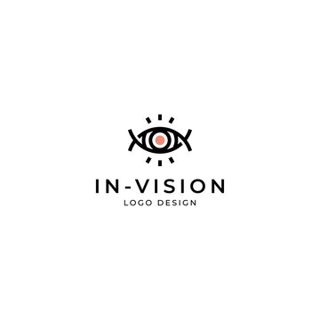 Eye, vision logo design vector illustration