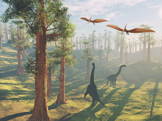 Brachiosaurus in the forest © allvision