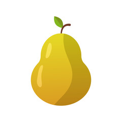 pear fresh delicious fruit isolated style icon