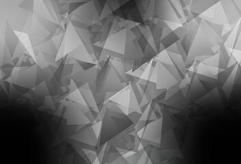 Light Gray vector low poly layout.