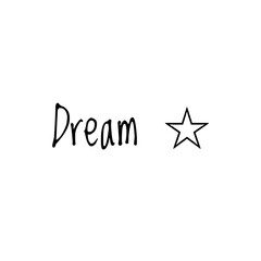 ''Dream'' Lettering