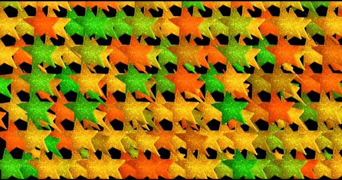 Sequential rotating fabric design following star VX