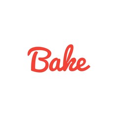 ''Bake'' Lettering