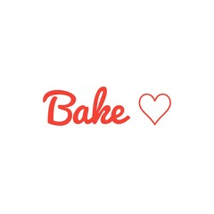 ''Bake'' Lettering