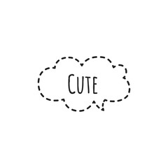 ''Cute'' Lettering