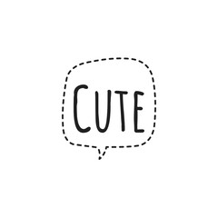 ''Cute'' Lettering