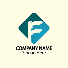 F Letter vector icon